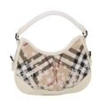 BURBERRY Nova Check Shoulder Bag PVC Leather BeigeNew yk7693B Fashion