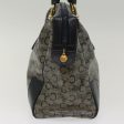 CELINE Horse Carriage Macadam Canvas Hand Bag Navy 49448 Supply