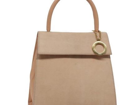 CELINE Hand Bag Suede Beige 78321 Online