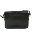 CELINE Horse Carriage Shoulder Bag Leather Black fm2707 Online