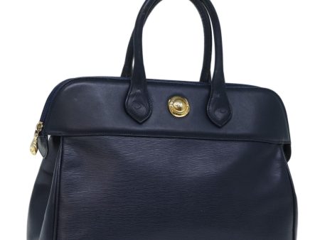 Chloe Hand Bag Leather Navy  bs13833 Fashion