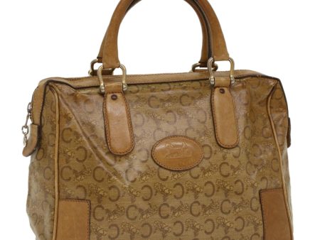 CELINE C Macadam Canvas Boston Bag Beige bs7533 Online Sale