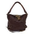 Chloe Paddington Shoulder Bag Leather Brown  ar11731 For Sale