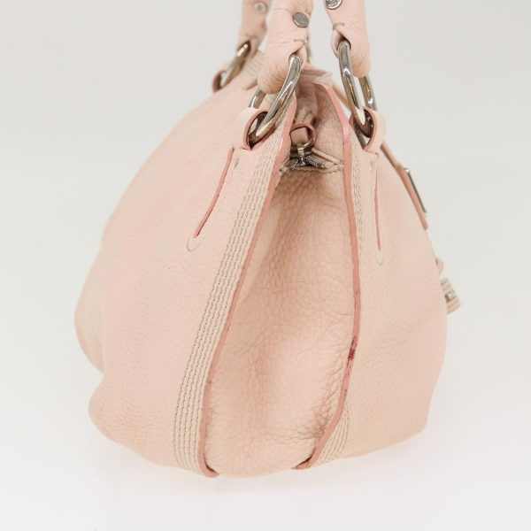 CELINE Hand Bag Leather Pink SC-SA-1016 38010 Cheap