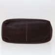 CELINE Hand Bag Leather Wine Red ep1086 Fashion