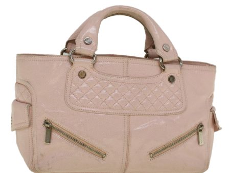 CELINE Hand Bag Leather Pink bs9529 Supply