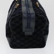 CELINE C Macadam Boston Bag Suede Leather Navy ac2168 Hot on Sale