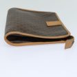 CELINE Macadam Canvas Clutch Bag PVC Brown yk13315 Fashion