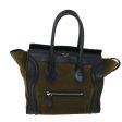 CELINE Luggage Mini Hand Bag Suede Leather Khaki ep1582 Sale