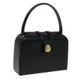 CELINE Hand Bag Leather Black 81877 Online Sale