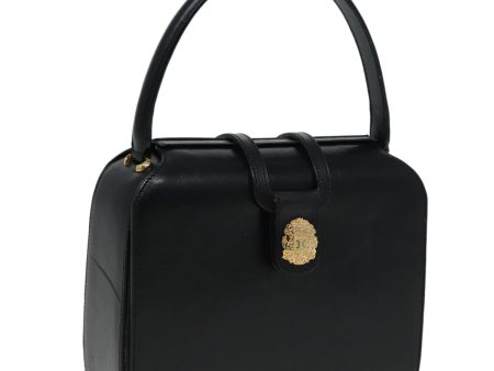 CELINE Hand Bag Leather Black 81877 Online Sale