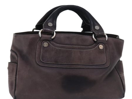 CELINE Boogie bag Hand Bag Leather Brown bs15627 Online Sale