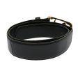 CELINE Horse Carriage Belt Black rd2136 on Sale