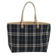 BURBERRY Nova Check Hand Bag Nylon Navy GreenNew ti1176 on Sale