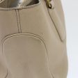 CELINE Hand Bag Leather Beige bs8421 Supply