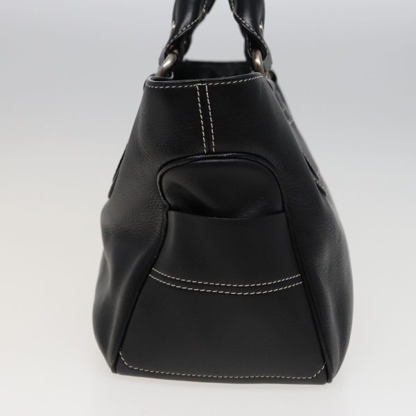 CELINE Boogie bag Hand Bag Leather Black yk13395 Sale