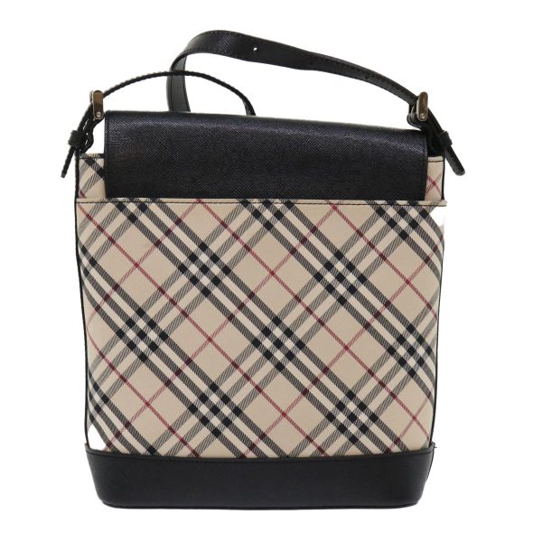 BURBERRY Nova Check Shoulder Bag Nylon Leather BeigeNew 46957 on Sale