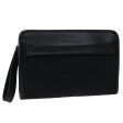 BURBERRY Nova Check Clutch Bag Nylon Leather BlackNew 48103 Discount