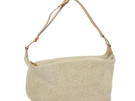 CELINE C Macadam Canvas Shoulder Bag Beige ar10626B Online Sale