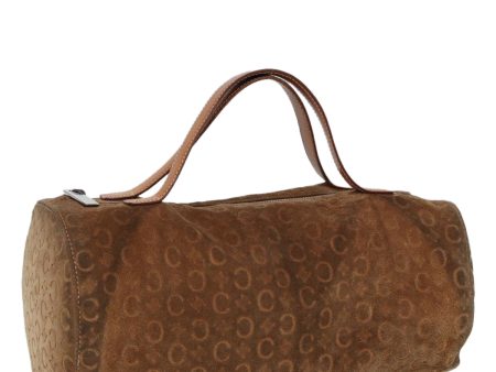 CELINE C Macadam Canvas Hand Bag Brown 79190 For Cheap