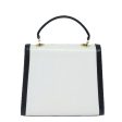 CELINE Hand Bag Leather White 80057 Discount