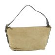 CELINE C Macadam Canvas Shoulder Bag Suede Beige 54789 Supply