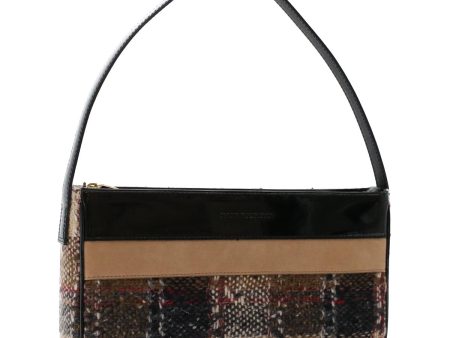 BURBERRY Nova Check Hand Bag Wool BeigeNew 49934 Online Sale