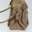 Chloe Paraty Shoulder Bag Leather 2way Beige  bs13559 Online Sale