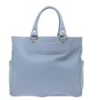 CELINE Boogie Bag Hand Bag Leather Blue ar10054B For Sale