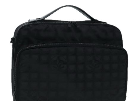 CHANEL New Travel Line Travel Case Nylon Black CC  yk14766 Supply