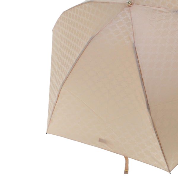 CELINE Macadam Canvas Folding Umbrella Nylon Pink Beige yk7831B Cheap