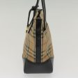 BURBERRY Nova Check Hand Bag Nylon Leather BeigeNew 49617 Cheap