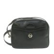 CELINE Horse Carriage Macadam Shoulder Bag Leather Black am1005g Online Hot Sale