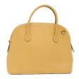 CELINE Hand Bag Leather Beige ar10027B Cheap