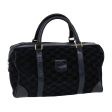 CELINE C Macadam Boston Bag Suede Leather Navy ac2168 Hot on Sale