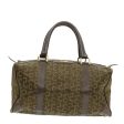 CELINE C Macadam Horse Carriage Canvas Hand Bag Brown ar2957 Sale