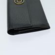 CELINE Long Wallet Leather Black 81009 Online