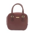 BURBERRY Nova Check Hand Bag Leather RedNew am1913g Fashion