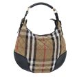 BURBERRY Nova Check Quilted Shoulder Bag Canvas Leather Beige BlackNew 50627 Online