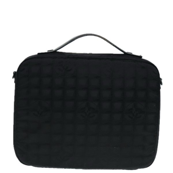 CHANEL New Travel Line Travel Case Nylon Black CC  yk14766 Supply