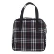 BURBERRY Nova Check Hand Bag Nylon BlackNew ep1123 Discount