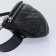 CHANEL Matelasse Waist bag Caviar Skin Black Silver CC  yk15369 Online Sale