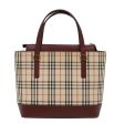 BURBERRY Nova Check Hand Bag Nylon Leather BeigeNew bs6803 Cheap