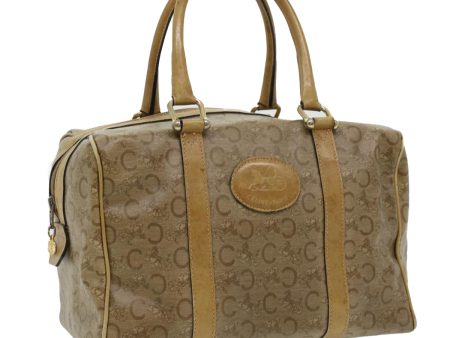 CELINE C Macadam Canvas Hand Bag Beige ki2542 For Sale