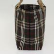 BURBERRY Nova Check Hand Bag Nylon BlackNew ti1175 Cheap