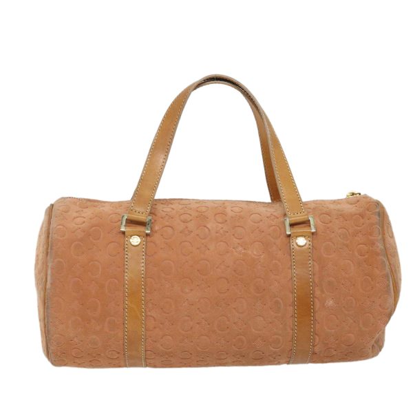 CELINE C Macadam Canvas Hand Bag Orange 57237 Online Hot Sale