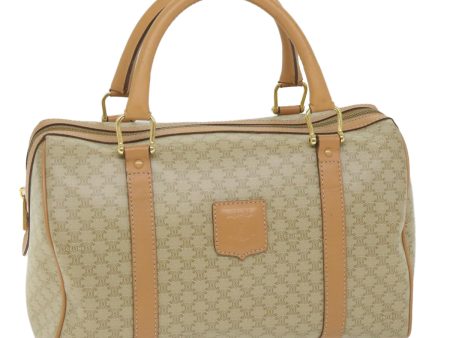 CELINE Macadam Canvas Boston Bag Beige am5215 Discount