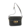 CELINE C Macadam Horse Carriage Shoulder Bag Canvas Black Gold am1471g For Sale