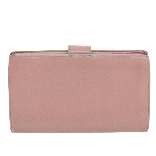 CHANEL Long Wallet Caviar Skin Pink CC  bs11186 Supply