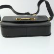 CELINE Horse Carriage Shoulder Bag Leather Black fm2707 Online